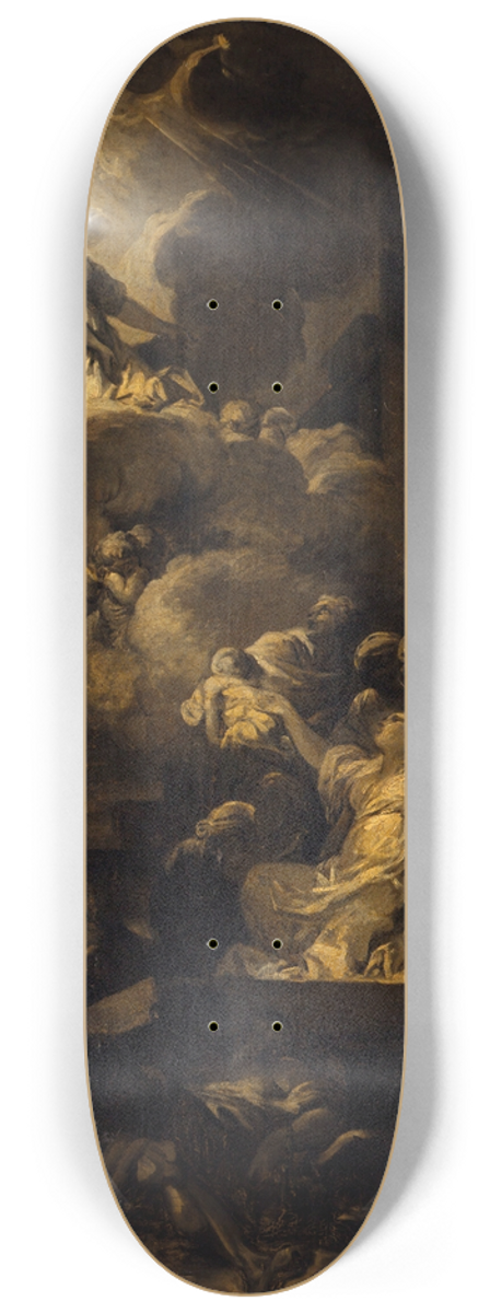 Albert Alexandre Lenoir - Le miracle des Ardents 8.25 inch art skate deck