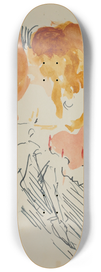 Edvard Munch - Untitled 2 8.25 inch art skate deck
