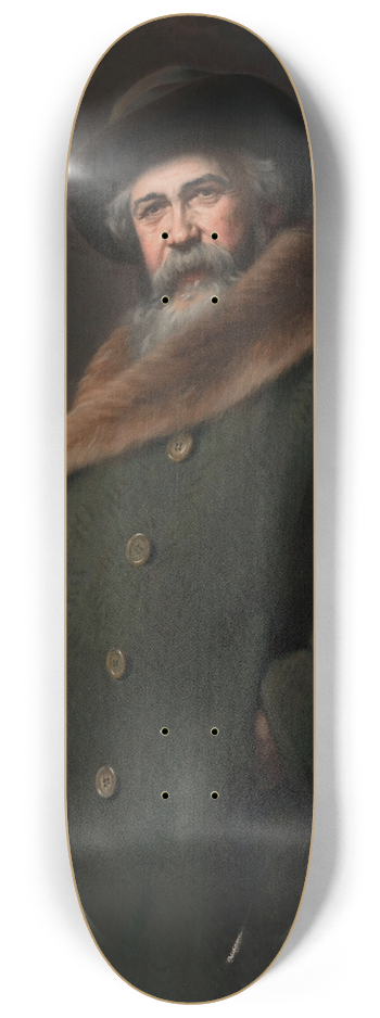 Albert Alphonse Dawant - Portrait dAdrien Demont 8.25 inch art skate deck