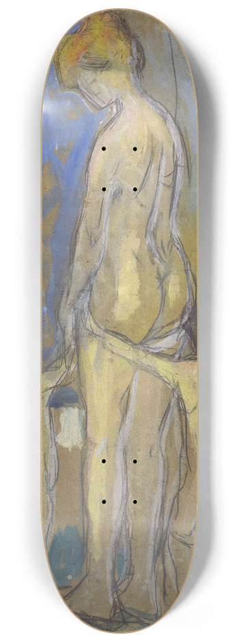 Edvard Munch - Woman with Children 8.25 inch art skate deck