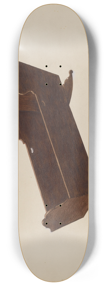 Edward A. Darby - Walnut Crib 8.25 inch art skate deck