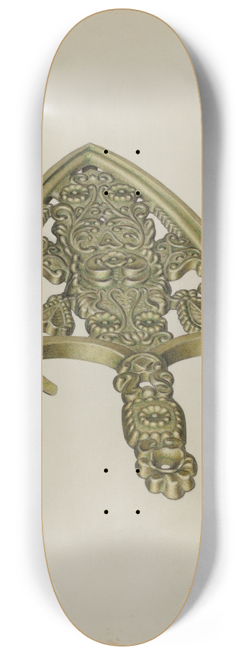 Edward Bashaw - Brass Trivet 8.25 inch art skate deck
