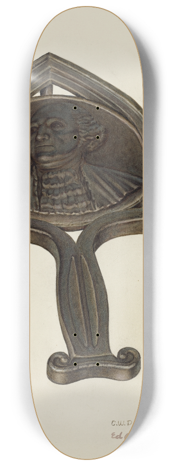Edward Bashaw - Trivet 8.25 inch art skate deck