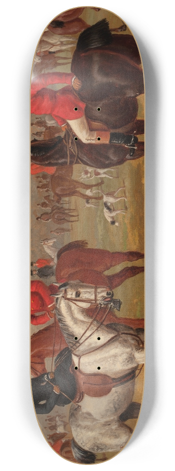 Edward Benjamin Herberte - Sporting Scene 8.25 inch art skate deck