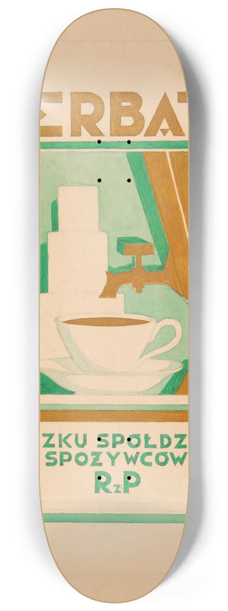 Edward Butrymowicz - Herbata Zwizku Spdzielni Spoywcw Rz. P Spoem 8.25 inch art skate deck