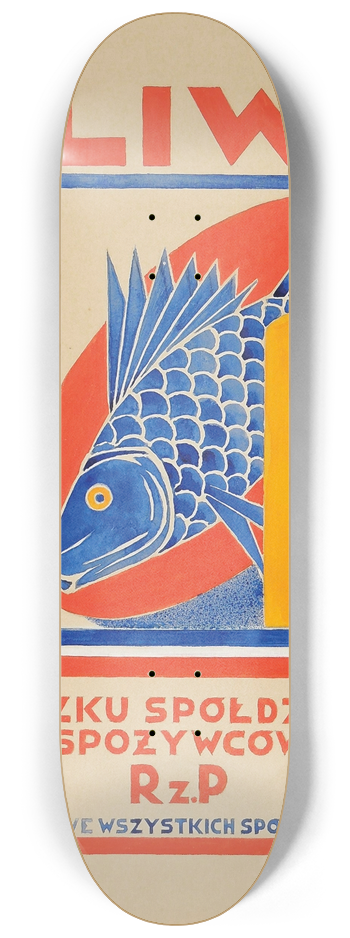 Edward Butrymowicz - Oliwa Zwizku Spdzielni Spoywcw Rz. P Spoem 8.25 inch art skate deck