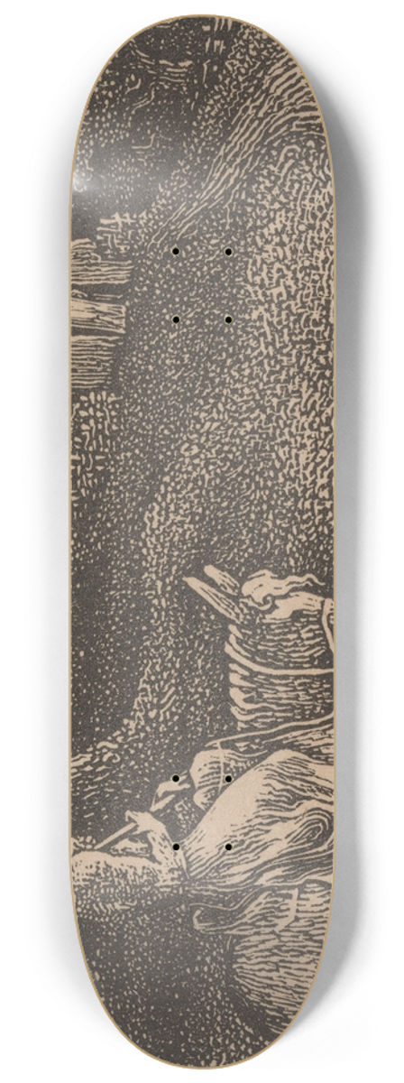 Edward Calvert - The Return Home 8.25 inch art skate deck