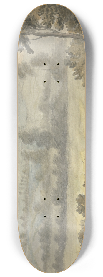 Edward Francis Burney - Landscape with Pasture Gate 8.25 inch art skate deck