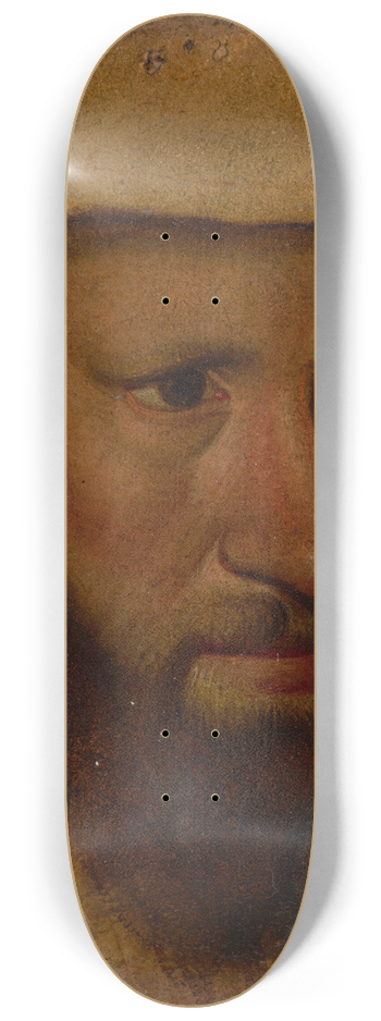 Edward Hicks - Portrait of a gentleman, perhaps BishopBonner 8.25 inch art skate deck