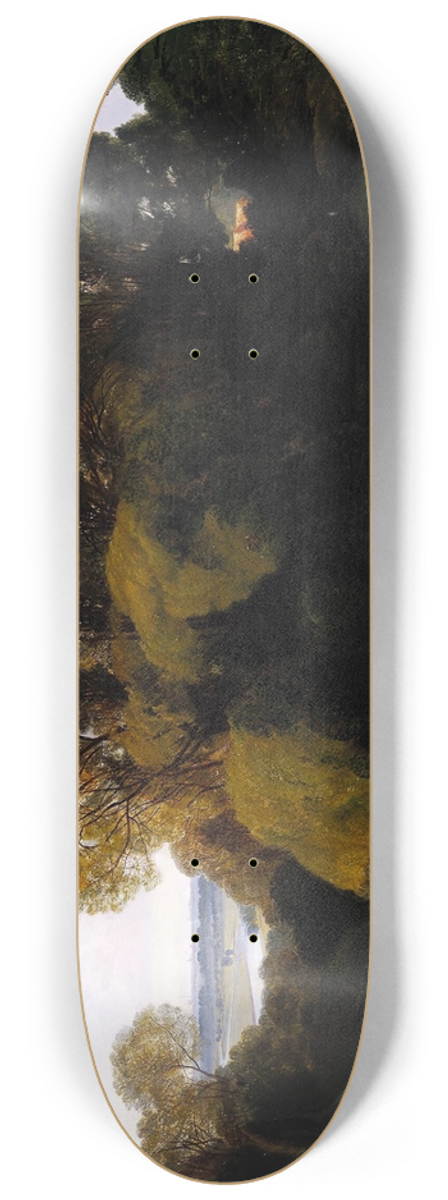 Edward Lear - Nuneham. 8.25 inch art skate deck