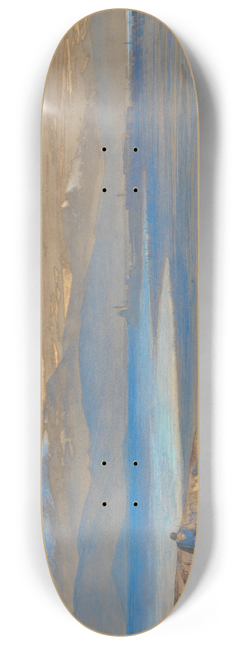 Edward Lear - View of Janina 8.25 inch art skate deck