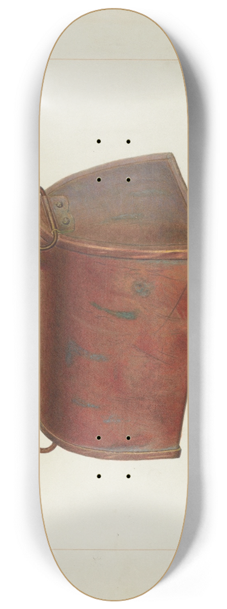Edward L. Loper - Copper Foot Warmer 8.25 inch art skate deck