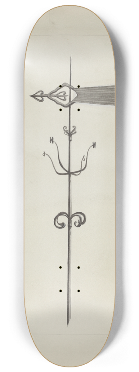 Edward L. Loper - Weather Vane 8.25 inch art skate deck