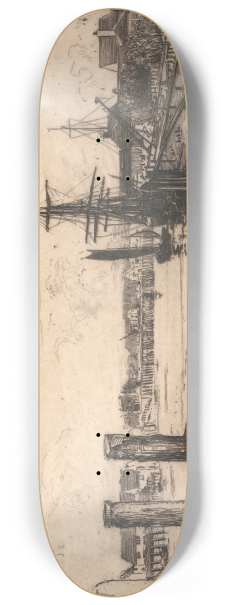 Edward Millington Synge - Littlehampton 8.25 inch art skate deck