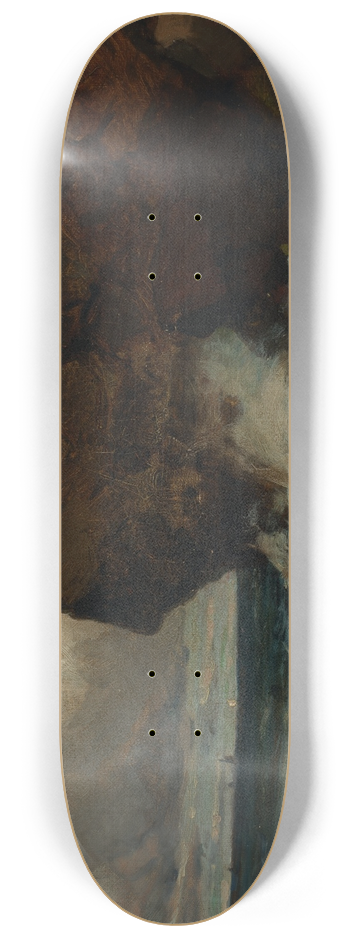 Edward Mitchell Bannister - Ocean Cliffs 8.25 inch art skate deck