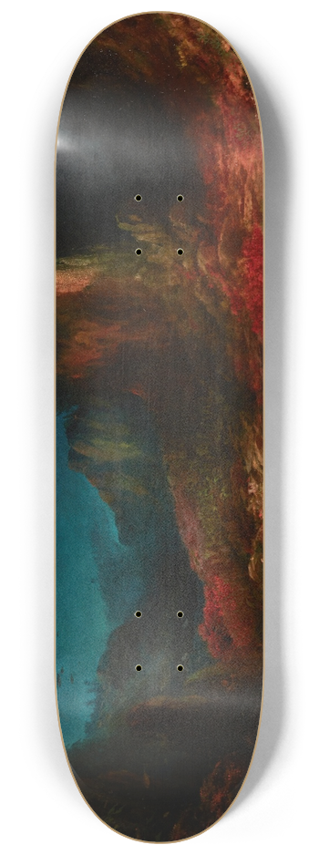 Edward Moran - The Valley in the Sea 8.25 inch art skate deck