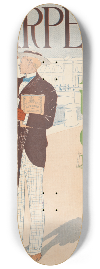 Edward Penfield - Harpers August 8.25 inch art skate deck