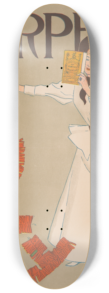 Edward Penfield - Harpers July 8.25 inch art skate deck