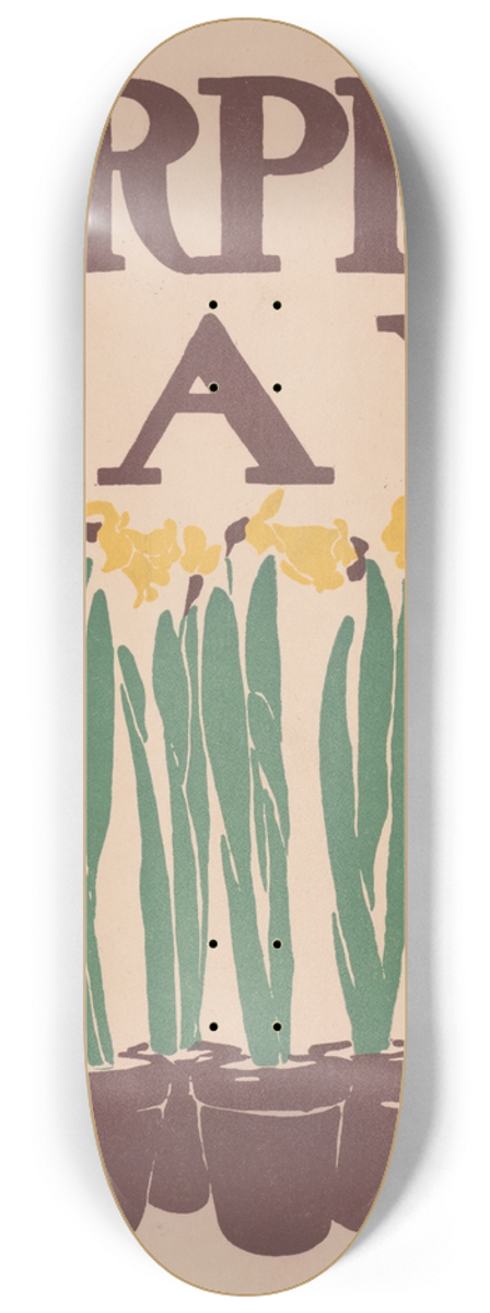 Edward Penfield - Harpers May 8.25 inch art skate deck