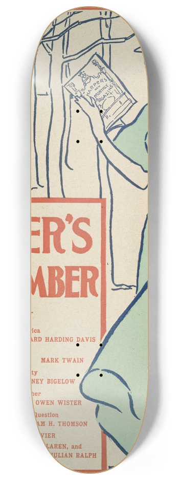 Edward Penfield - Harpers September 8.25 inch art skate deck