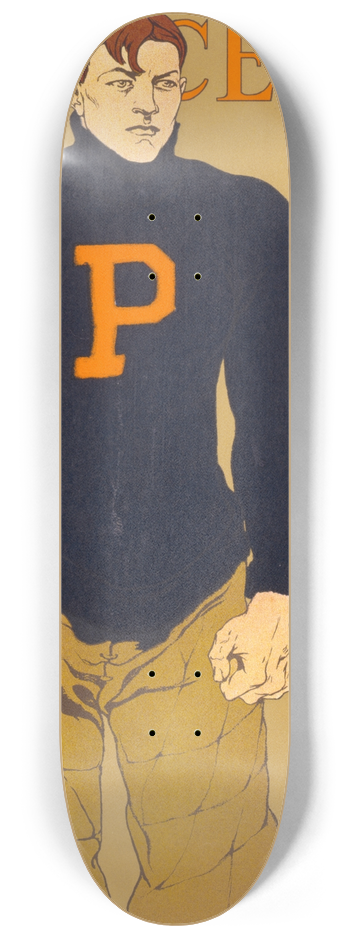 Edward Penfield - Princeton 8.25 inch art skate deck