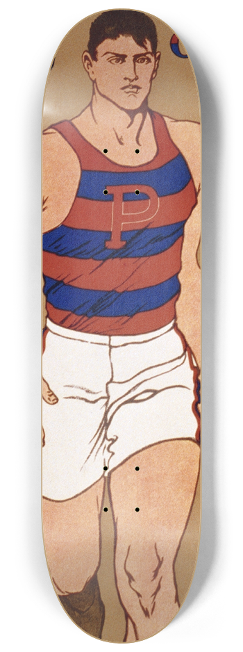 Edward Penfield - U of P 8.25 inch art skate deck