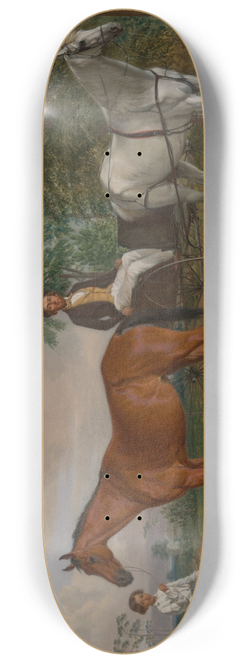 Edward Troye - Self-Portrait 8.25 inch art skate deck