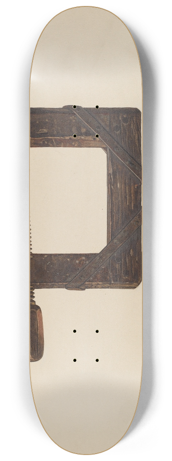 Edward Unger - Clamp 8.25 inch art skate deck
