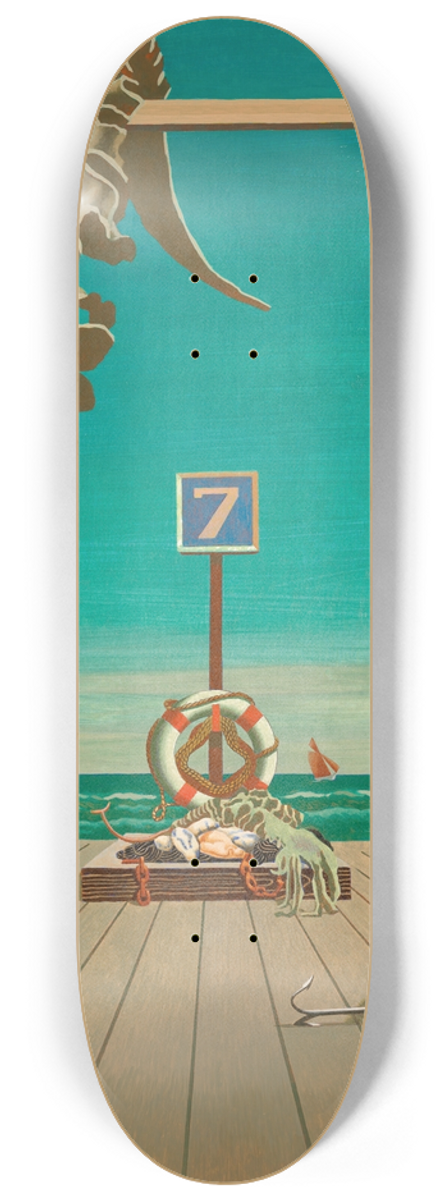 Edward Wadsworth - Tomorrow Morning 8.25 inch art skate deck