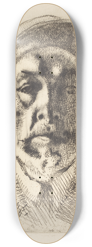 Albert Besnard - Self-Portrait 8.25 inch art skate deck