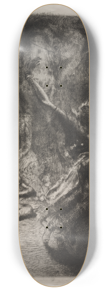 Albert Besnard - The Dancer 8.25 inch art skate deck