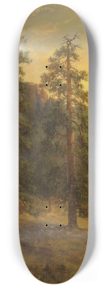 Albert Bierstadt - California Redwoods 8.25 inch art skate deck