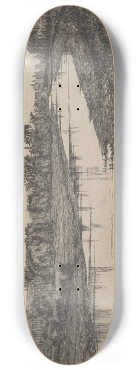 Edwin Edwards - A Town 8.25 inch art skate deck