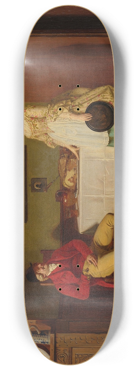 Edwin Hughes - Roast Beef of Old England 8.25 inch art skate deck