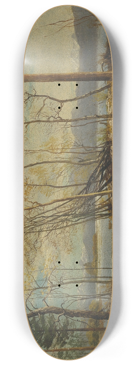 Albert Bierstadt - Lake Tahoe 8.25 inch art skate deck