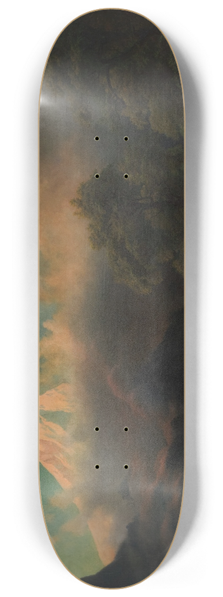 Albert Bierstadt - Mount Adams, Washington 8.25 inch art skate deck