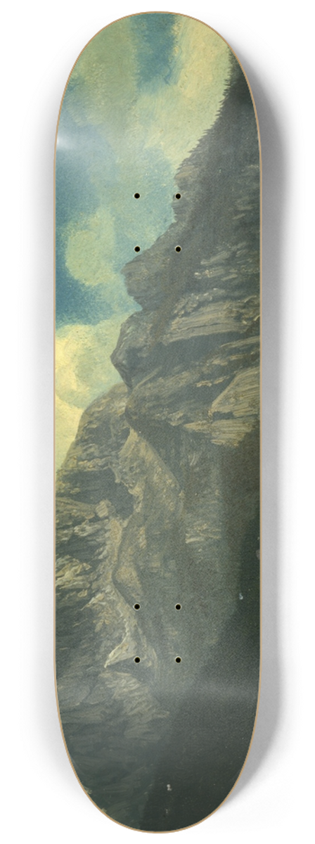 Albert Bierstadt - Mountains 8.25 inch art skate deck