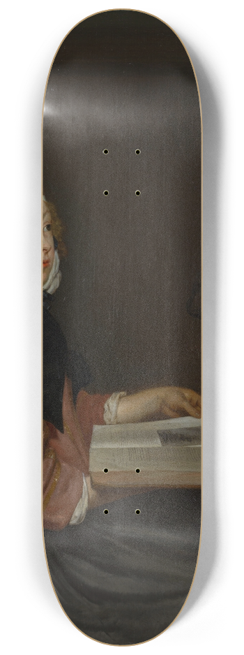 Eglon van der Neer - The Reader 8.25 inch art skate deck