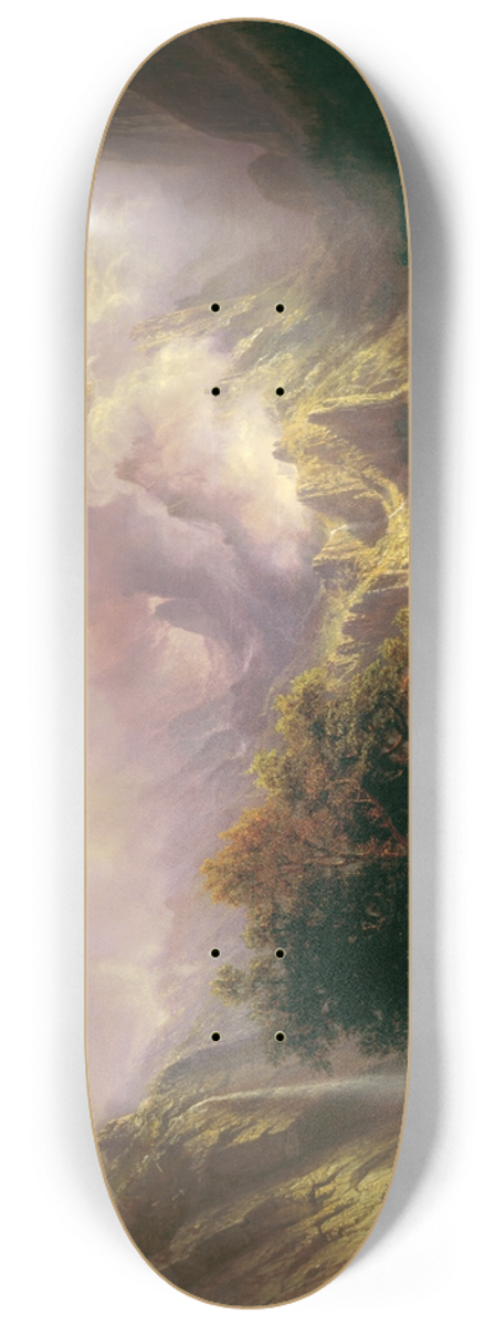 Albert Bierstadt - Rocky Mountain Landscape 8.25 inch art skate deck