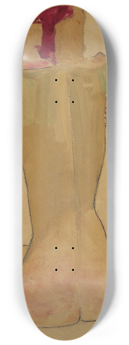 Egon Schiele - Study of the Artists Sister 8.25 inch art skate deck