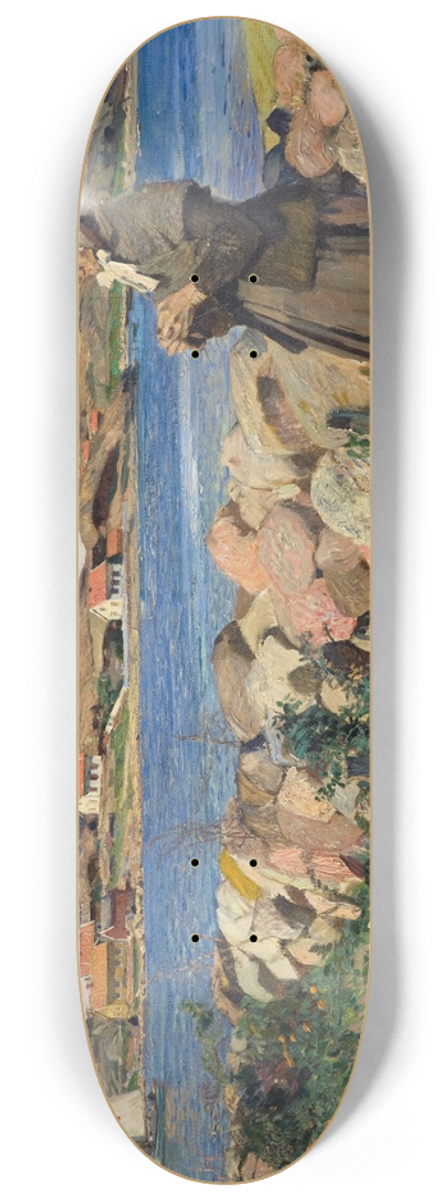 Eilif Peterssen - From the Norwegian Archipelago 8.25 inch art skate deck