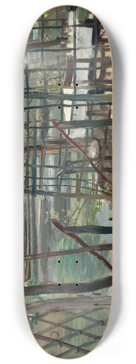 Eilif Peterssen - Landscape from Meudon, France 8.25 inch art skate deck