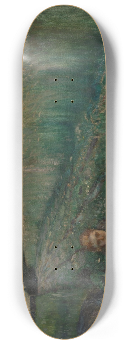 Eilif Peterssen - Summer Night at Sand 8.25 inch art skate deck