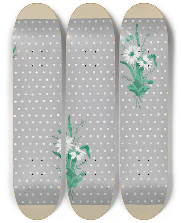 Triptych art skateboard deck of Karl Joubert Wall Paper_3 by Karl Joubert
