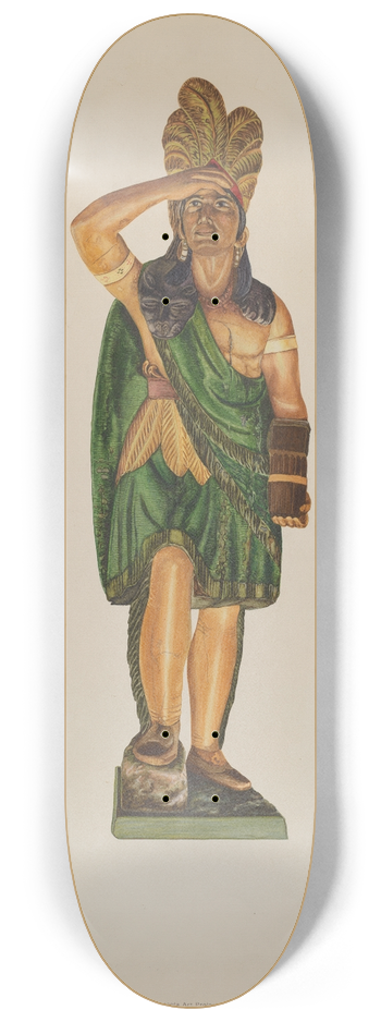 Einar Heiberg - Cigar Store Indian 8.25 inch art skate deck