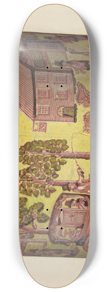 Eleanor Ruelos - Bandbox Design  Stagecoach 8.25 inch art skate deck