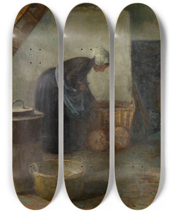 Triptych art skateboard deck of Paul Gorge Bakery by Georg Pauli