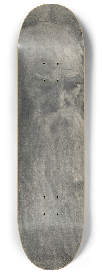 Elemr Halsz-Hradil - Podobize bradatho starca 8.25 inch art skate deck