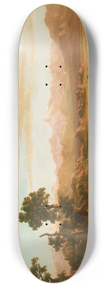 Albert Bierstadt - Wind River Country 8.25 inch art skate deck