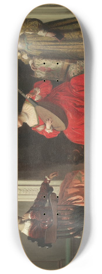 Eleuterio Pagliano - A discerning audience 8.25 inch art skate deck
